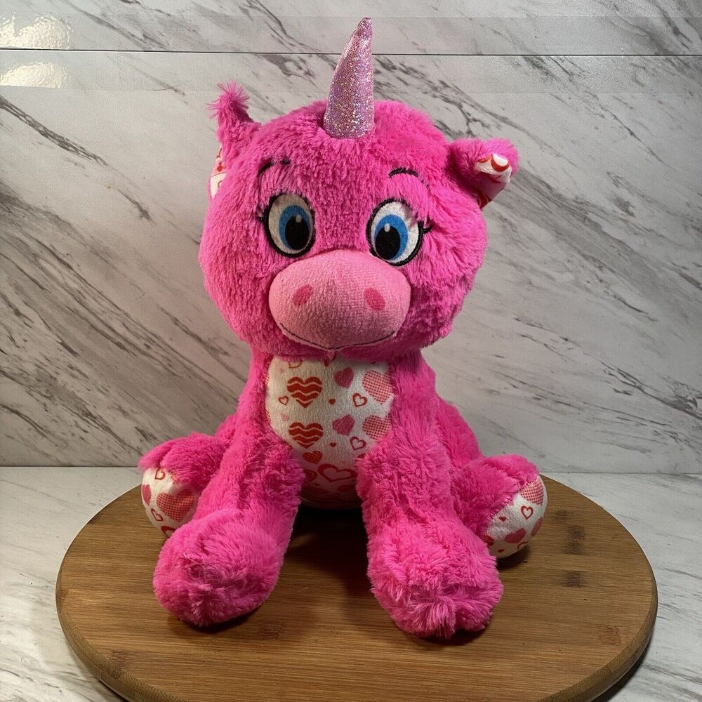 A&A Global Industries Pink Unicorn  Plush Toy Kids Stuffed Animal 12”